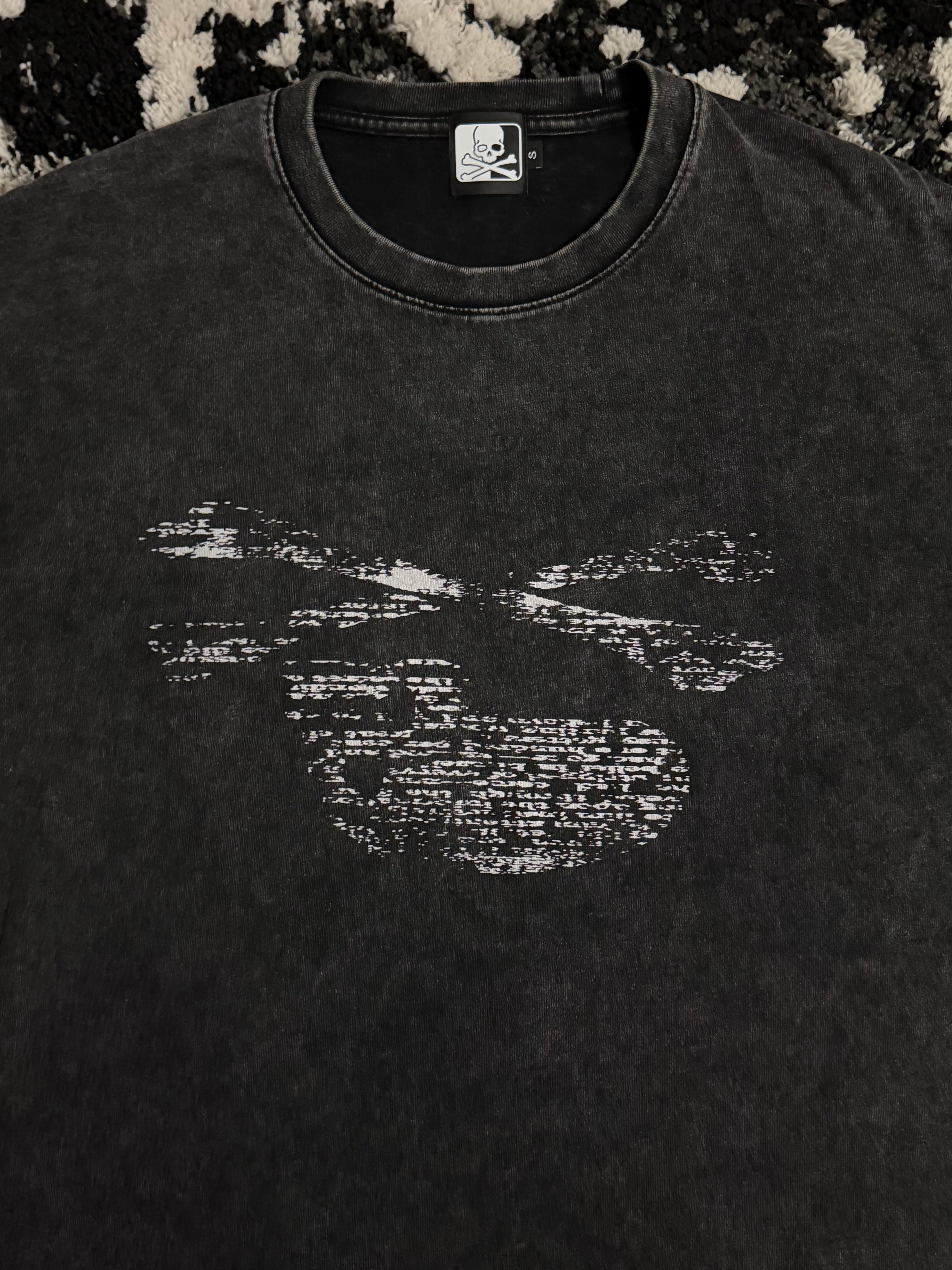 “SKULL” TEE (WASHED BLACK)